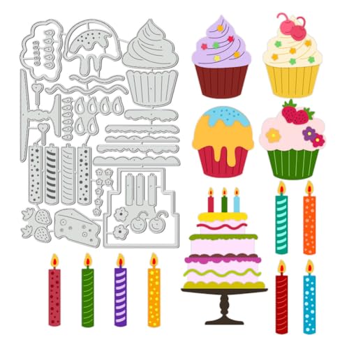 BENECREAT Geburtstag Cupcake Schneiden stirbt, Kuchen Kerzen stanzt Prägung Schablonen für DIY Scrapbooking Fotoalbum dekorative Prägung Papier Karte Weihnachten Thanksgiving Geschenke BENECREAT Geburtstag Cupcake Schneiden stirbt, Kuchen Kerzen stanzt Prägung Schablonen für DIY Scrapbooking Fotoalbum dekorative Prägung Papier Karte Weihnachten Thanksgiving Geschenke von BENECREAT