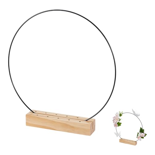 BENECREAT Kartenhalter Aus Getrockneten Blumen Aus Holz Tischkartenhalter Mit 1 Stück 30cm Schwarzem Eisen Verbindungsring Für Zeremonie Geburtstagsfeier Heimdekoration 180x40x30mm BENECREAT Kartenhalter Aus Getrockneten Blumen Aus Holz Tischkartenhalter Mit 1 Stück 30cm Schwarzem Eisen Verbindungsring Für Zeremonie Geburtstagsfeier Heimdekoration 180x40x30mm von BENECREAT