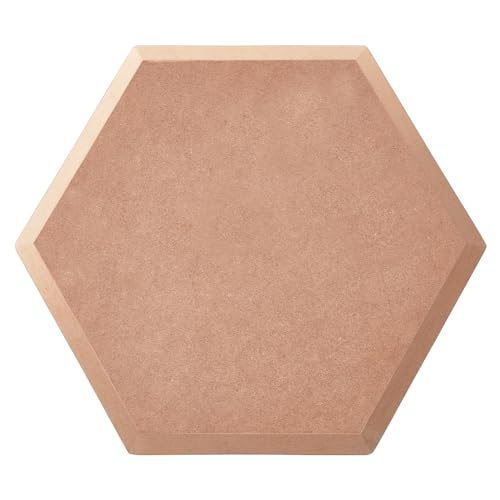 BENECREAT Töpferform, Töpferwerkzeuge, Keramikplatten-Formform, Sechseckige Tellerform Slumpform Töpfer-Ton-Werkzeuge MDF-Dichteplatte Für Töpfer-Bastelbedarf, 30x25.8x1.5 cm von BENECREAT