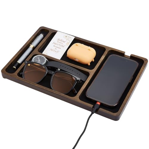 BENECREAT Valet Tablett Aus Holz Schwarzes Auffangtablett Aus Holz Tisch Organizer Für Schlüssel Telefon Brieftasche Beobachten Ohrhörer Nachttisch Aufbewahrungsbehälter Uhrenhalter 19.4x29.6cm BENECREAT Valet Tablett Aus Holz Schwarzes Auffangtablett Aus Holz Tisch Organizer Für Schlüssel Telefon Brieftasche Beobachten Ohrhörer Nachttisch Aufbewahrungsbehälter Uhrenhalter 19.4x29.6cm von BENECREAT