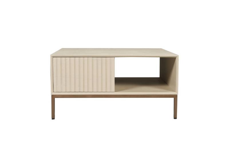 BENEDO MÖBEL Couchtisch MADLEN - aus massivem Mangoholz, mit Stauraum, Aus hochwertigem Mangoholz, Maß: 80x80x40 cm, Farb- und Formauswahl von BENEDO MÖBEL