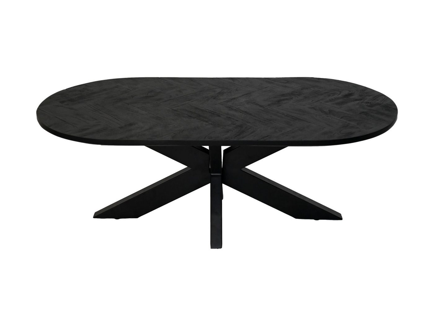 BENEDO MÖBEL Couchtisch Roma - 120x60x44 - Schwarz - Mango/metal von BENEDO MÖBEL