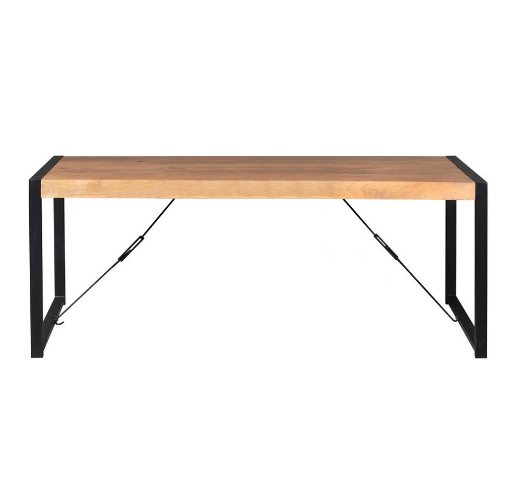 BENEDO MÖBEL Esstisch Bori 220x90x76 cm – Mangoholz Natur, U-Gestell, 8 cm Plattenstärke BENEDO MÖBEL Esstisch Bori 220x90x76 cm – Mangoholz Natur, U-Gestell, 8 cm Plattenstärke von BENEDO MÖBEL