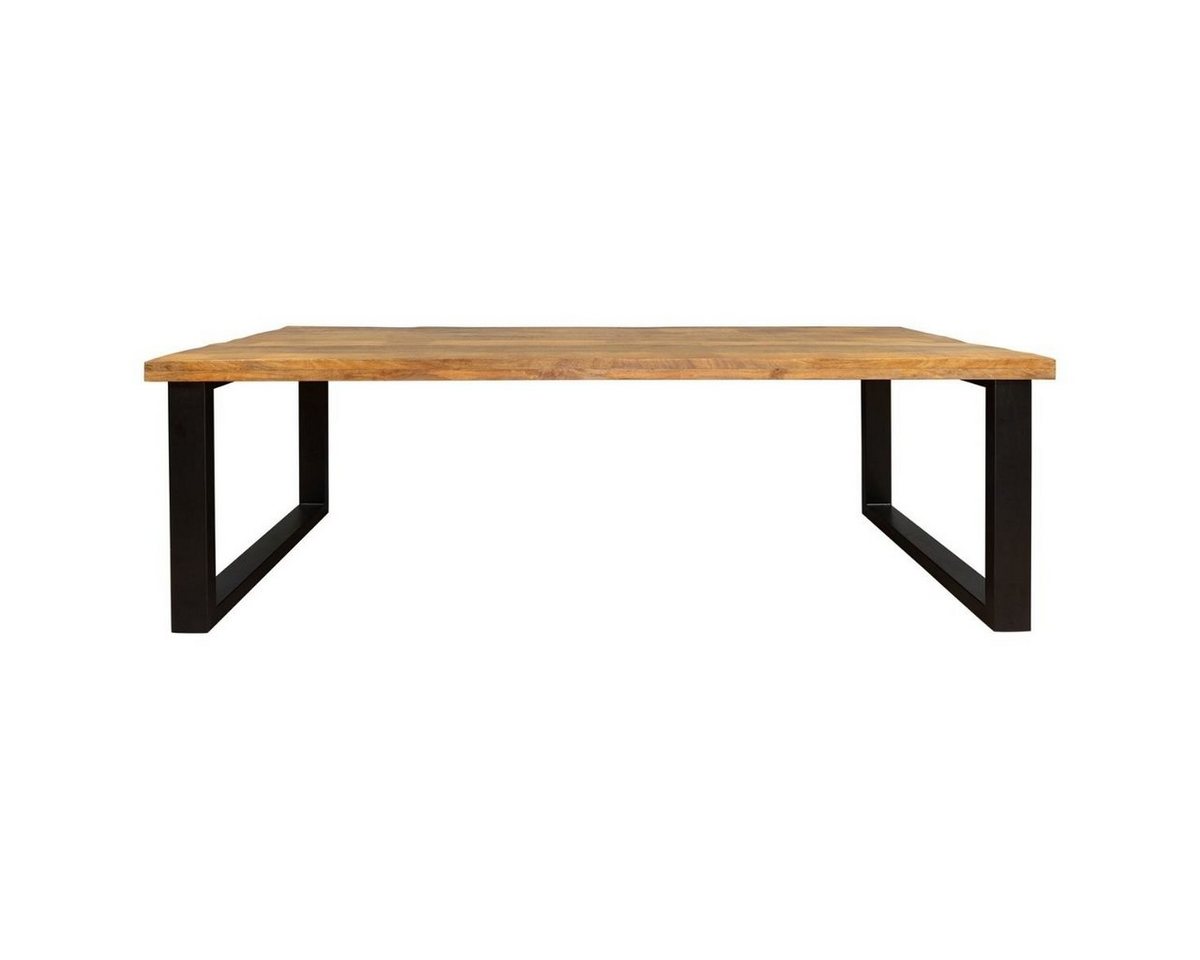 BENEDO MÖBEL Esstisch DORA Rechteckig - Mangoholz Natur oder Schwarz verschiedene Gestelle, Esstisch aus hochwertigem Mangoholz, perfekt für stilvolle Esszimmer! von BENEDO MÖBEL