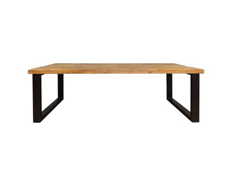 BENEDO MÖBEL Esstisch DORA Rechteckig - Mangoholz Natur oder Schwarz verschiedene Gestelle, Esstisch aus hochwertigem Mangoholz, perfekt für stilvolle Esszimmer! von BENEDO MÖBEL