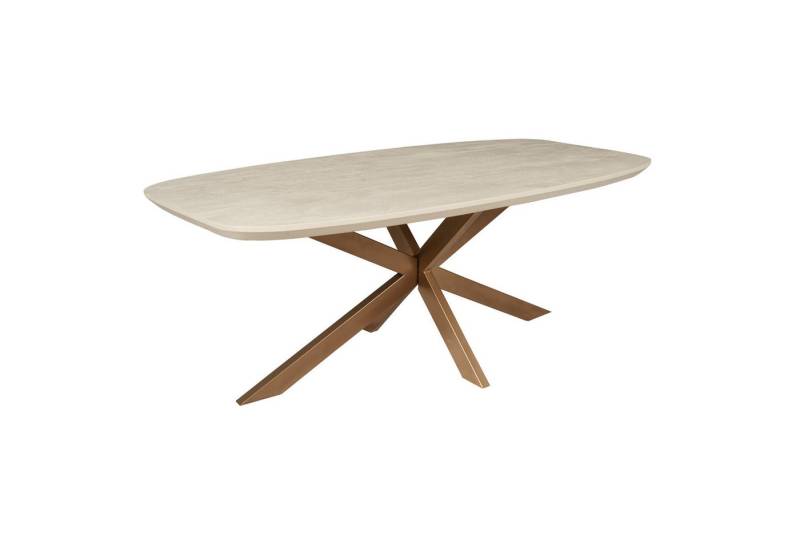 BENEDO MÖBEL Esstisch Esstisch MADLEN - aus Mangoholz, Sandfarben & Bronze-finish Gestell BENEDO MÖBEL Esstisch Esstisch MADLEN - aus Mangoholz, Sandfarben & Bronze-finish Gestell von BENEDO MÖBEL