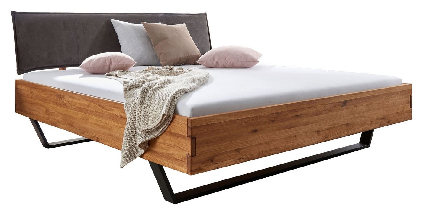 BENEDO MÖBEL Massivholzbett hochwertige Wildeiche geölt 140x200 cm mit Polsterkopfteil Anthrazit, Massive Wildeiche – jedes Bett ein einzigartiges Unikat durch Maserung BENEDO MÖBEL Massivholzbett hochwertige Wildeiche geölt 140x200 cm mit Polsterkopfteil Anthrazit, Massive Wildeiche – jedes Bett ein einzigartiges Unikat durch Maserung von BENEDO MÖBEL