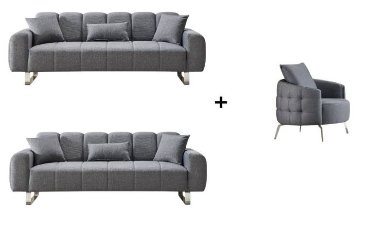 BENEDO MÖBEL Polstergarnitur FASA Sofa Handarbeit Massivholz Hochwertiger Stoff BENEDO MÖBEL Polstergarnitur FASA Sofa Handarbeit Massivholz Hochwertiger Stoff von BENEDO MÖBEL