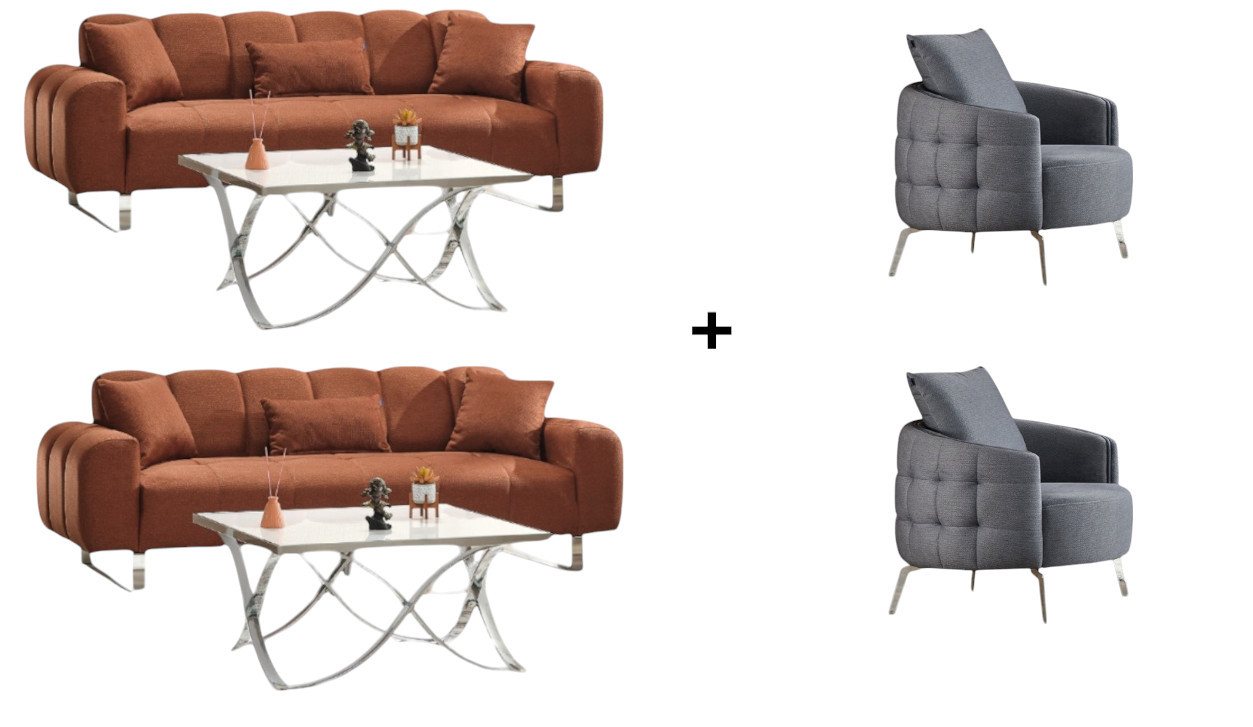 BENEDO MÖBEL Polstergarnitur FASA Sofa Handarbeit Massivholz Hochwertiger Stoff BENEDO MÖBEL Polstergarnitur FASA Sofa Handarbeit Massivholz Hochwertiger Stoff von BENEDO MÖBEL