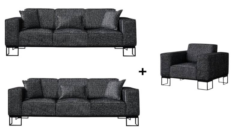 BENEDO MÖBEL Polstergarnitur Flog Sofa Handarbeit Massivholz Hochwertiger Stoff BENEDO MÖBEL Polstergarnitur Flog Sofa Handarbeit Massivholz Hochwertiger Stoff von BENEDO MÖBEL