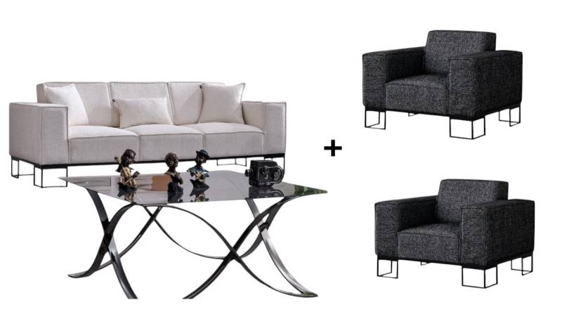 BENEDO MÖBEL Polstergarnitur Flog Sofa Handarbeit Massivholz Hochwertiger Stoff BENEDO MÖBEL Polstergarnitur Flog Sofa Handarbeit Massivholz Hochwertiger Stoff von BENEDO MÖBEL