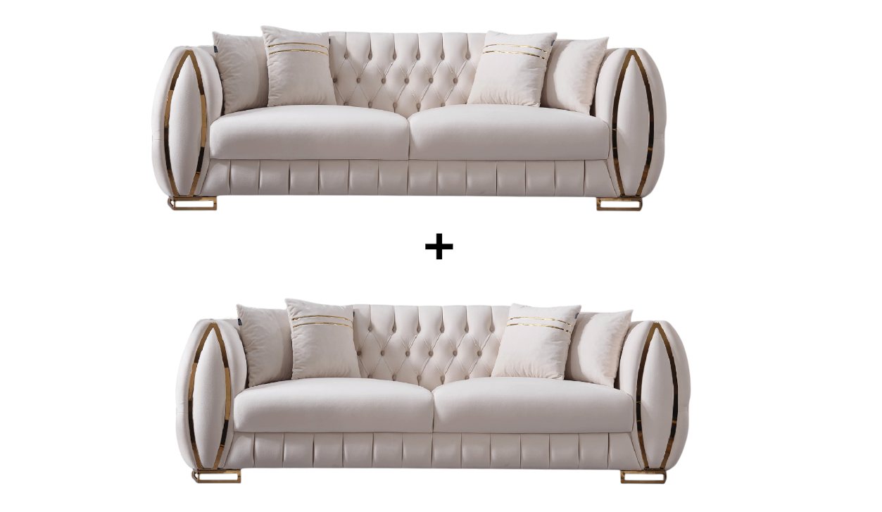 BENEDO MÖBEL Polstergarnitur Luana Sofa Handarbeit Massivholz Hochwertiger Stoff BENEDO MÖBEL Polstergarnitur Luana Sofa Handarbeit Massivholz Hochwertiger Stoff von BENEDO MÖBEL