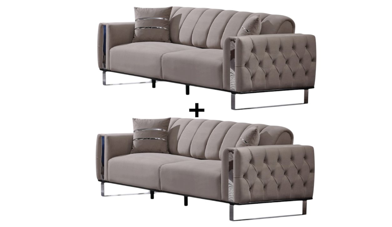 BENEDO MÖBEL Polstergarnitur Zena Sofa Handarbeit Massivholz Hochwertiger Stoff BENEDO MÖBEL Polstergarnitur Zena Sofa Handarbeit Massivholz Hochwertiger Stoff von BENEDO MÖBEL