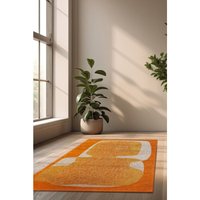 Beneffito - teppich – kollektion poum poum – orange cocktail – Teppich – orange – 170 x 240 cm von BENEFFITO