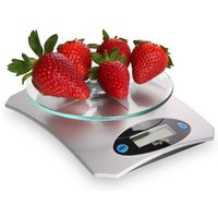 Küchen- und Konditorwaage – Leichtgewicht mit LCD-Bildschirm – Digitalanzeige – Leicht zu reinigen – Maximales Gewicht 5 kg – Grau von BENEFFITO