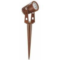 ZAS runder LED-Lattenstrahler 3W IP65 Farbe Corten Beneito faure von BENEITO FAURE