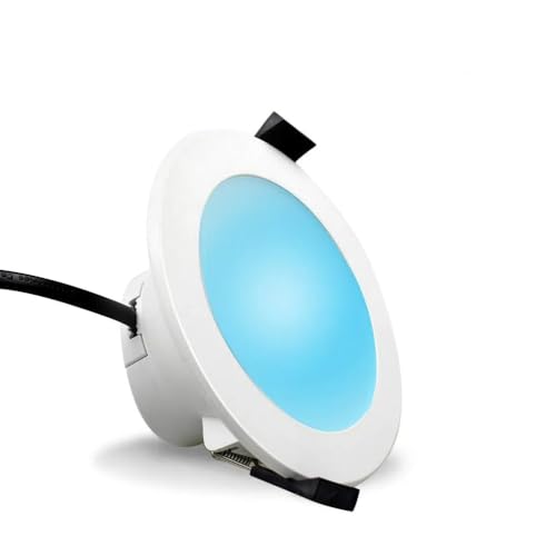 Benexmart 3,5 Zoll Tuya Bluetooth Sig Mesh RGBCW LED Downlight Sprachsteuerung Alexa Echo Dot Spot Google Home Assistant anzeigen von BENEXMART