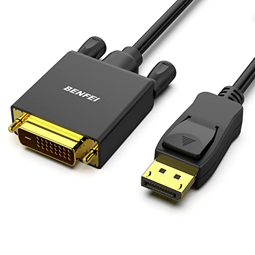 BENFEI DisplayPort auf DVI Kabel 4,5M 1080P@60HZ, Unidirektional DisplayPort DP Computer zu DVI-D 24+1 Monitor Stecker auf Stecker vergoldet für Lenovo Dell HP und andere Marken von BENFEI