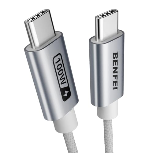 BENFEI New Silikon USB C auf USB C Ladekabel, 100W Typ-C Ladekabel 1M lang, Schnellladeleistung für iPhone 15/15Pro/15Plus/15ProMax MacBook Pro/iPad Pro/Air 4,Samsung Galaxy S23+/S23 BENFEI New Silikon USB C auf USB C Ladekabel, 100W Typ-C Ladekabel 1M lang, Schnellladeleistung für iPhone 15/15Pro/15Plus/15ProMax MacBook Pro/iPad Pro/Air 4,Samsung Galaxy S23+/S23 von BENFEI