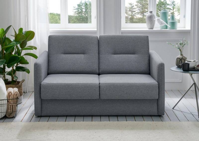 BENFORMATO HOME COLLECTION 2-Sitzer Schlafsofa Funktionssofa REGI Stoff Travis mit getrennten Liegeflächen von BENFORMATO HOME COLLECTION