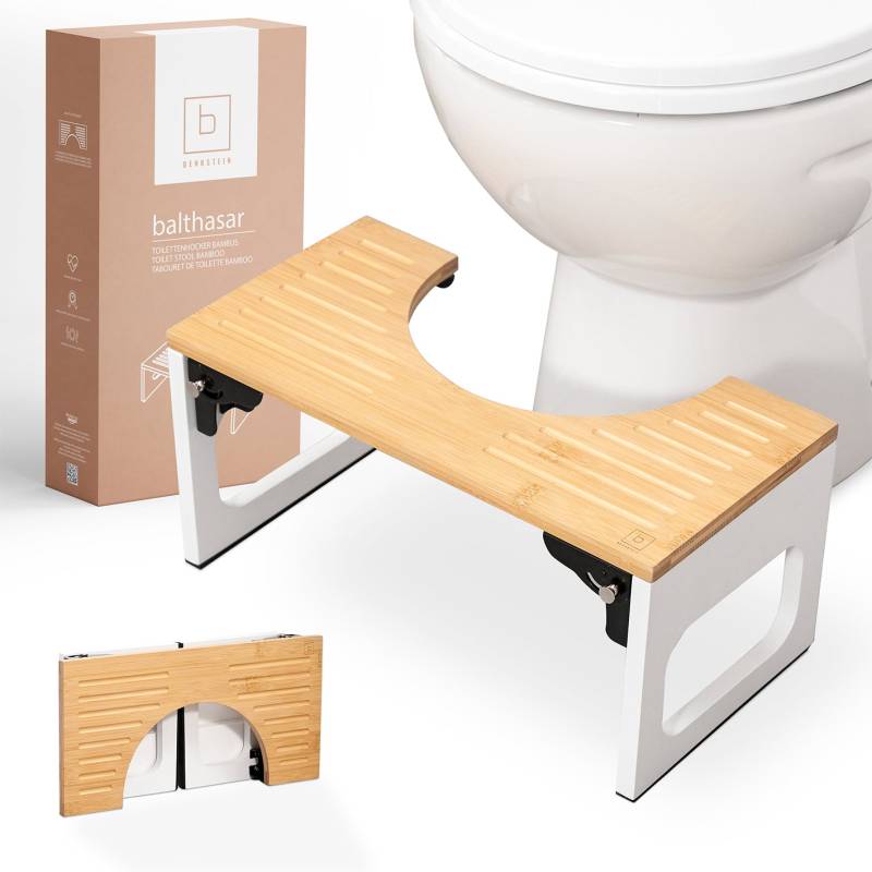 Bambus-Toilettenhocker von BENKSTEIN