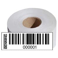 BENNING Barcodeetiketten/barcode labels Nr. 3001 756304 von BENNING