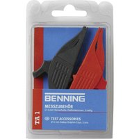 Benning TA 1 Sicherheits-Abgreifklemmen-Set Steckanschluss 4 mm CAT III 1000 V Rot, Schwarz von BENNING