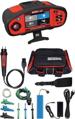 Benning IT 200 (044106) Auto Sequence® Installationstester für die rationelle Prüfung und Dokumentation elektrischer Anlagen und EV-Ladestationen (Wallboxen) von BENNING