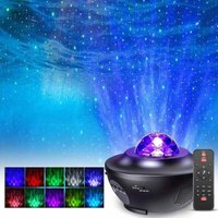 LED-Sternprojektorlampe, rotierender Nachtlichtprojektor mit 21 Modi & Fernbedienung & Timer & Lautsprecher & Bluetooth, LED-Sternprojektorlampe, rotierender Nachtlichtprojektor mit 21 Modi & Fernbedienung & Timer & Lautsprecher & Bluetooth, von BENOBBY KIDS
