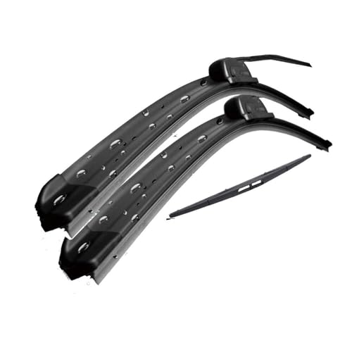 BENSIL Wischerblätter-Kit Vorne Hinten Wischerblätter Set Kit Windschutzscheibe Windschutzscheibe Fenster 24"+14"+14" Für Mazda2 Für Mazda 2 Für Demio DE 2007-2014 von BENSIL