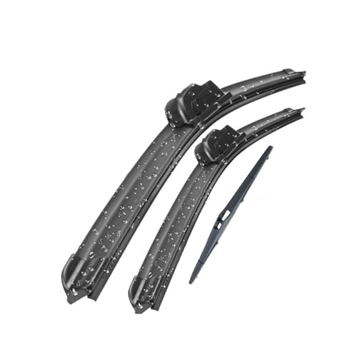 Wischerblätter-Kit Vorne Hinten Wischer Blades Set Kit Für Hyundai I30 FD 2010 2011 2012 Windschutzscheibe Windschutz Fenster Pinsel 24 "+ 18" + 12" von BENSIL
