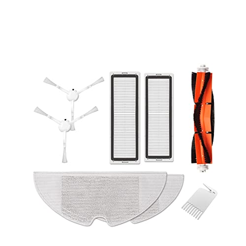 BENSOI Kompatibel mit XIAOMI MIJIA Staubsaugerroboter 1C 1T 2C Schmutzentfernung Ersatzteilpaket Kit Seitenwalze HEPA-Filter Hauptbürste Mopp (Color : 1C 1T Spare Pack A) von BENSOI