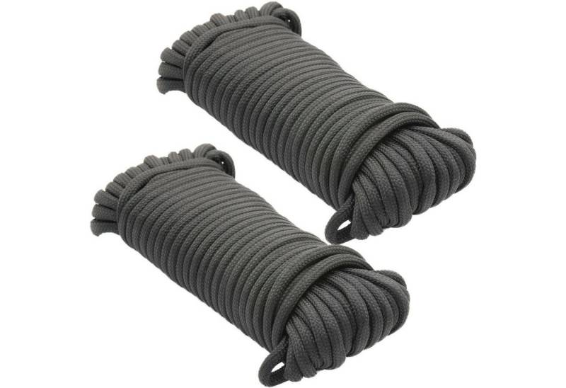BENSON 2x Paracord Campingseil Survival 15m Outdoor Seil (2-tlg), Fallschirm, Schnur, Leine, Seil von BENSON