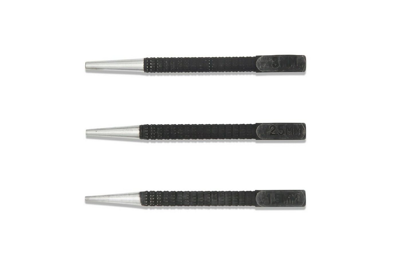 BENSON Bohrer- und Bitset Splintentreiber 3tlg Splinttreiber 1,5-3mm, 3-St., Durchschlag, Durchschläger, Austreiber von BENSON