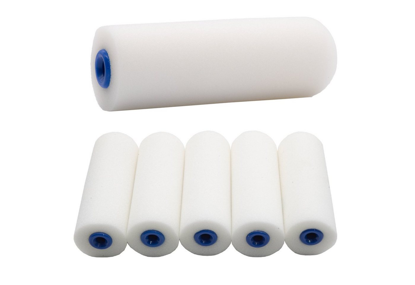 BENSON Farbroller Farbrolle Lackierwalze Malerrolle Schaumstoff (50-St), Walze, Lackrolle, Ersatzrollen, Set von BENSON