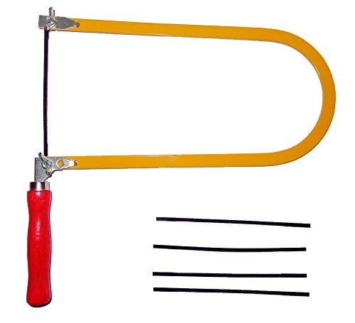 Laubsäge mit 5 Sägeblättern Laubsägebogen Bügelsäge Handsäge Laubsäge mit 5 Sägeblättern Laubsägebogen Bügelsäge Handsäge von Benson Tools