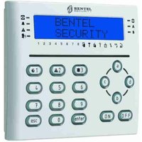 ABSOLUTA T-WHITE Weiße LCD-Tastatur. mit Proximity-Leser und Erweiterung von BENTEL