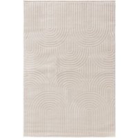 Basic Teppich Claire - Creme 160x230 cm - Minimalistischer Wohnzimmerteppich im Geometrischen Retro-Stil - Pflegeleicht - Fußbodenheizung Geeignet Basic Teppich Claire - Creme 160x230 cm - Minimalistischer Wohnzimmerteppich im Geometrischen Retro-Stil - Pflegeleicht - Fußbodenheizung Geeignet von BENUTA