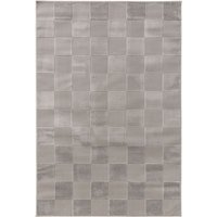 Basic Teppich Claire - Grau 120x170 cm - Minimalistischer Wohnzimmerteppich im Geometrischen Retro-Stil - Pflegeleicht - Fußbodenheizung Geeignet Basic Teppich Claire - Grau 120x170 cm - Minimalistischer Wohnzimmerteppich im Geometrischen Retro-Stil - Pflegeleicht - Fußbodenheizung Geeignet von BENUTA