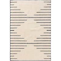 Basic Teppich Elvy - Creme 200x300 cm - Abstrakter weicher Relief Wohnzimmerteppich - Leicht zu Reinigen - Strapazierfähig - Für Fußbodenheizung Basic Teppich Elvy - Creme 200x300 cm - Abstrakter weicher Relief Wohnzimmerteppich - Leicht zu Reinigen - Strapazierfähig - Für Fußbodenheizung von BENUTA