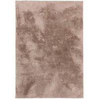 Benuta - Basic Kunstfaser Fellteppich Furry - Taupe 160x230 cm - Weicher Wohnzimmerteppich - Anti-Rutsch-Rückseite - Waschbar - Für Fußbodenheizung von BENUTA