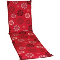 BEO Liegenauflage »Barcelona«, rot, Blumen, BxL: 60 x 193 cm von BEO