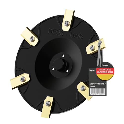 beos® Premium Mähroboter Tuning - Messerteller für 6x Klingen - Für Segway Navimow i-Serie - glasfaserverstärkte Messerscheibe – Ø 165 mm - Drehscheibe kompatible mit i-Serie i105 | i108 | i110n von BEOS
