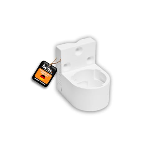 BEOS® Premium Wandhalterung für Ecovacs Beacon Antenne – kompatibel mit den Navigations-Beacon für die Mähroboter der GOAT-G1 Baureihe | GOAT G1-800 | GOAT G1-2000 | GOAT G1 | WEISS von BEOS