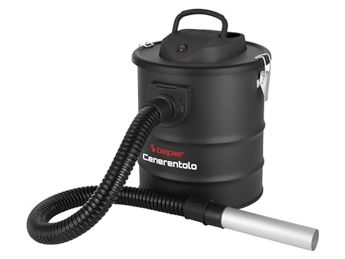 BEPER, Schwarz P202ASP250 Professioneller Aschesauger 800W, 15-Liter-Tank, Hepa-Filter, Gebläsefunktion, Staubsauger ideal für tägliche oder industrielle Arbeiten, 800 W, 15 liters von BEPER