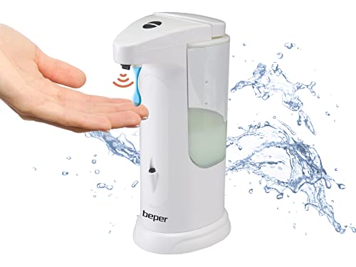 BEPER Automatischer Seifenspender und Desinfektionsmittel, Kunststoff, Weiß, klein, P201UTP004, pequeña von BEPER