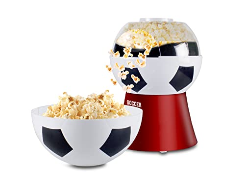 BEPER P101CUD051 'Football Edition' Popcornmaschine - Fettfreies Popcorn in 3 Minuten von BEPER