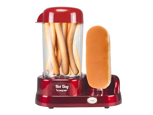 BEPER P101CUD501 Hot Dog Maschine, 350W, ABS, Rot von BEPER
