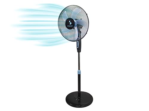 BEPER P206VEN130 Standventilator mit Timer - Ventilator Leise mit 5 Flügeln, 40 cm, 40 Watt von BEPER