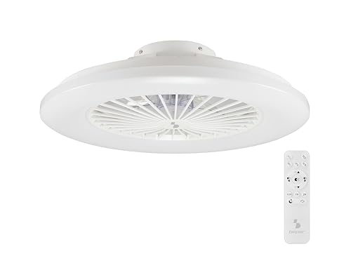 BEPER P206VEN640 Deckenventilator mit LED-Licht, 40W, 3 wählbare Geschwindigkeiten, programmierbarer Timer, Ventilator mit Fernbedienung im Lieferumfang enthalten, Weiß BEPER P206VEN640 Deckenventilator mit LED-Licht, 40W, 3 wählbare Geschwindigkeiten, programmierbarer Timer, Ventilator mit Fernbedienung im Lieferumfang enthalten, Weiß von BEPER
